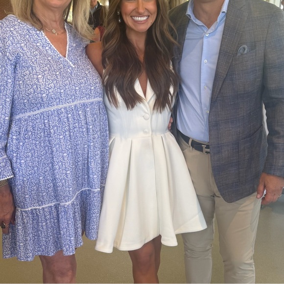 Club L London Cream Sleeveless Mini Dress - Picture 7 of 7